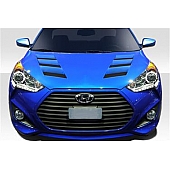 Extreme Dimensions Hood - Fiberglass Reinforced Plastic Black - AM-S - 113352