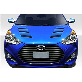 Extreme Dimensions Hood - Fiberglass Reinforced Plastic Black - AM-S - 113352