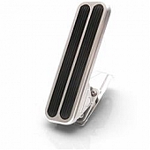 Vintage Parts Accelerator Pedal - Silver Aluminum - 62399
