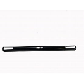 Westin Public Safety Bumper Push Bar Top Channel Cover Powder Coated Black Steel - 36-6015C2MR6