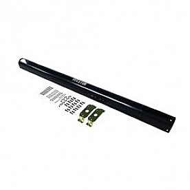 Westin Public Safety Bumper Push Bar Top Channel Cover Powder Coated Black Steel - 36-6015S2
