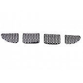 Street Scene Bumper Grille Insert Mesh Chrome Plated Silver Steel - 95078613