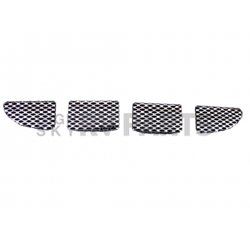 Street Scene Bumper Grille Insert Mesh Chrome Plated Silver Steel - 95078613