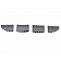 Street Scene Bumper Grille Insert Mesh Chrome Plated Silver Steel - 95078613