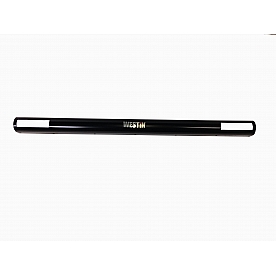 Westin Public Safety Bumper Push Bar Top Channel Cover Powder Coated Black Steel - 36-6015SMP2