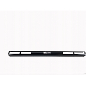 Westin Public Safety Bumper Push Bar Top Channel Cover Powder Coated Black Steel - 36-6015SMP4