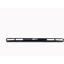 Westin Public Safety Bumper Push Bar Top Channel Cover Powder Coated Black Steel - 36-6015SMP4
