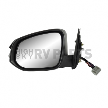 K-Source Exterior Mirror Electric OEM Black Single - 70190T