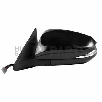 K-Source Exterior Mirror Electric OEM Black Single - 70190T-1
