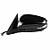 K-Source Exterior Mirror Electric OEM Black Single - 70190T
