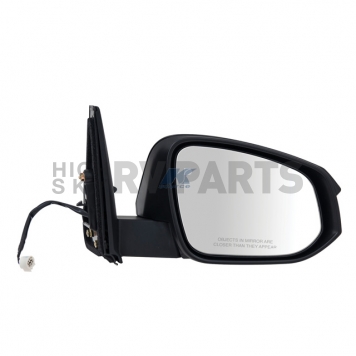 K-Source Exterior Mirror Electric OEM Black Single - 70165T