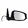 K-Source Exterior Mirror Electric OEM Black Single - 70165T