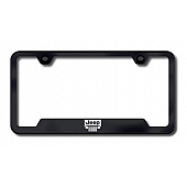 Automotive Gold License Plate Frame - Black Stainless Steel - GFJEEGEB