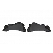 Fishbone Offroad Fender Well Liner Aluminum Black - Rear Set Of 2 - FB33007R