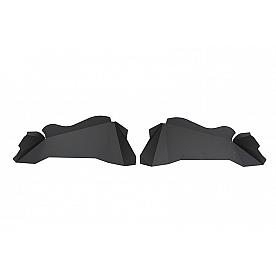 Fishbone Offroad Fender Well Liner Aluminum Black - Rear Set Of 2 - FB33007R