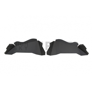 Fishbone Offroad Fender Well Liner Aluminum Black - Rear Set Of 2 - FB33007R