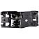 Help! By Dorman Interior Door Handle - Lever Plastic Black Single - 82491