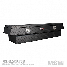 Westin Automotive Tool Box Side Mount Black Aluminum - 80-TBS200-88D-BT