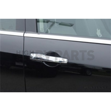 Putco Exterior Door Handle Cover - Silver ABS Plastic Chrome Plated - 402130-1