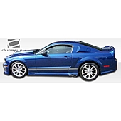 Extreme Dimensions Side Skirt - Primered Fiberglass Reinforced Plastic Black Set of 2 - 104921