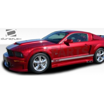 Extreme Dimensions Side Skirt - Primered Fiberglass Reinforced Plastic Black Set of 2 - 104921-2