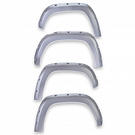 EGR Fender Flare - Ingot Silver - Vehicle Color Code UX ABS Plastic Gloss Set Of 4 - 793574UX