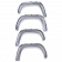 EGR Fender Flare - Ingot Silver - Vehicle Color Code UX ABS Plastic Gloss Set Of 4 - 793574UX