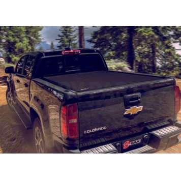 BAK Industries Tonneau Cover Hard Roll-Up Black Matte Aluminum - 79337-3