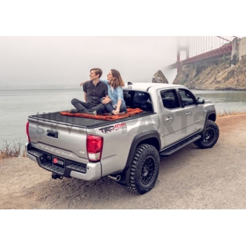 BAK Industries Tonneau Cover Hard Roll-Up Black Matte Aluminum - 79337-5