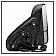 Xtune Exterior Towing Mirror Electric Rectangular Single - 9935442
