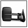 Xtune Exterior Towing Mirror Electric Rectangular Single - 9935442