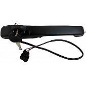 Help! By Dorman Exterior Door Handle - Plastic Black Single - 94502