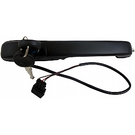 Help! By Dorman Exterior Door Handle - Plastic Black Single - 94502