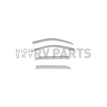 Auto Ventshade (AVS) Rainguard - Bright Silver Metallic - Vehicle Color Code PS2 Acrylic Set Of 4 - 994004PS2