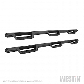 Westin Automotive Nerf Bar - Truck Wheel to Wheel Black Powder Coated Steel Square - 56-534335