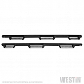 Westin Automotive Nerf Bar - Truck Wheel to Wheel Black Powder Coated Steel Square - 56-534345
