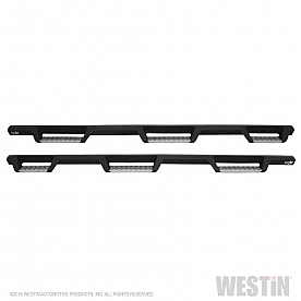 Westin Automotive Nerf Bar - Truck Wheel to Wheel Black Powder Coated Steel Square - 56-534345
