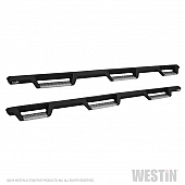 Westin Automotive Nerf Bar - Truck Wheel to Wheel Black Powder Coated Stainless Steel Square - 56-5343452