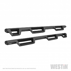 Westin Automotive Nerf Bar - Truck Wheel to Wheel Black Powder Coated Steel Square - 56-534565