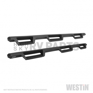 Westin Automotive Nerf Bar - Truck Wheel to Wheel Black Powder Coated Steel Square - 56-534575