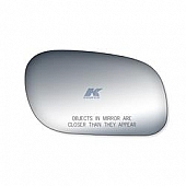 K-Source Exterior Mirror Glass Oval Power/ Manual Single - 90048
