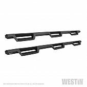 Westin Automotive Nerf Bar - Truck Wheel to Wheel Black Powder Coated Steel Square - 56-534585
