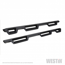 Westin Automotive Nerf Bar - Truck Wheel to Wheel Black Powder Coated Steel Square - 56-534705