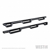 Westin Automotive Nerf Bar - Truck Wheel to Wheel Black Powder Coated Steel Square - 56-534725