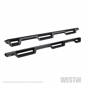 Westin Automotive Nerf Bar - Truck Wheel to Wheel Black Powder Coated Steel Square - 56-534725