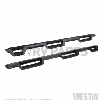 Westin Automotive Nerf Bar - Truck Wheel to Wheel Black Powder Coated Steel Square - 56-534735