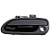 Help! By Dorman Exterior Door Handle - Plastic Black Single - 82691