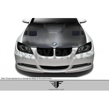 Extreme Dimensions Hood - Gloss Carbon Fiber Black - 108933-1