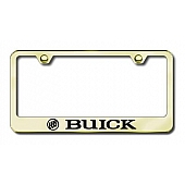 Automotive Gold License Plate Frame - Gold Stainless Steel - LFBUIEG