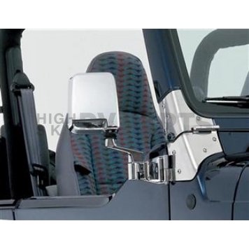 Smittybilt Exterior Mirror Manual Rectangular Set Of 2 - 7504